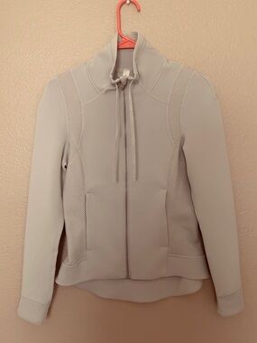 lululemon athletica Light blue/teal Mesh-Panel Bomber Jacket